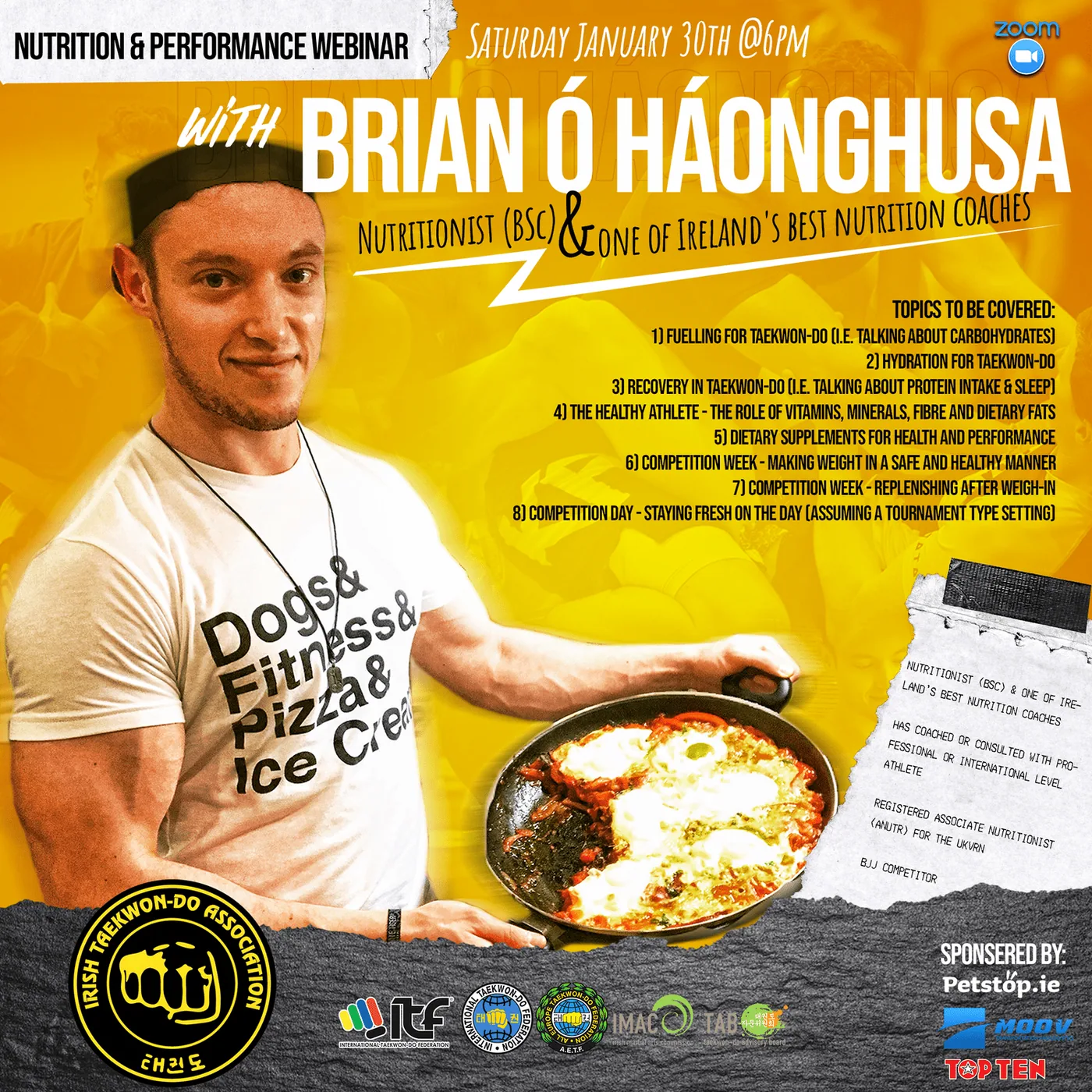 Nutrition & Performance Webinar with Brian Ó hÁonghusa