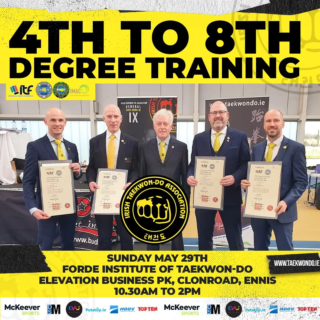 4th to 8th Degree Training