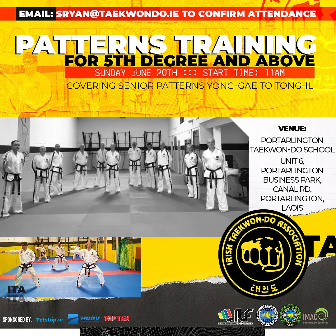 Patterns Training for 5th Degree & Above