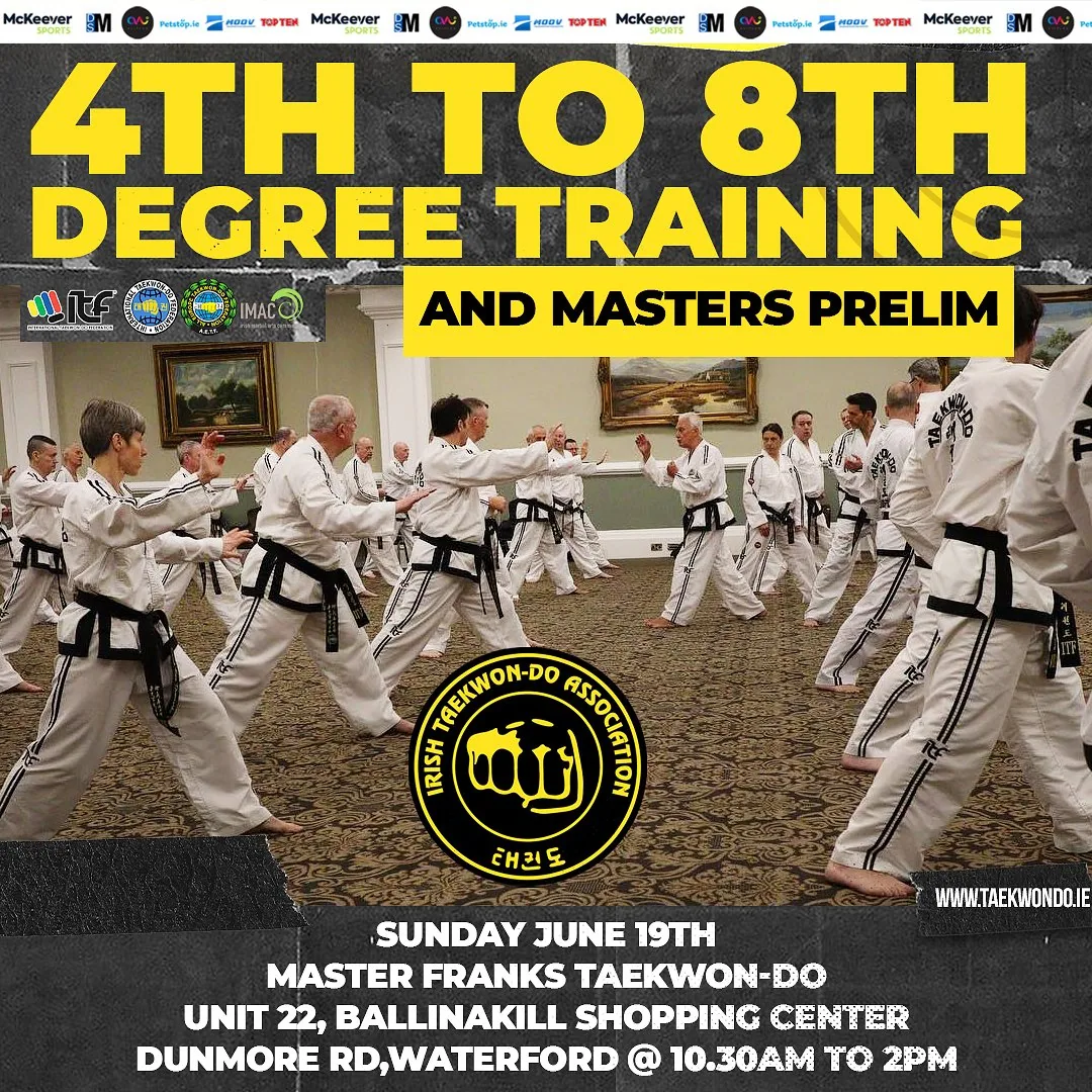 4th to 8th Degree Training & Master Prelim